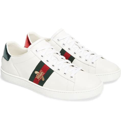 gucci new ace sneakers womens|Gucci ace embellished leather sneakers.